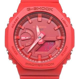 G-SHOCK CASIO Watch GA-2100-4A RED OUT Octagonal Case Casio Oak Ana-Digi Doub...